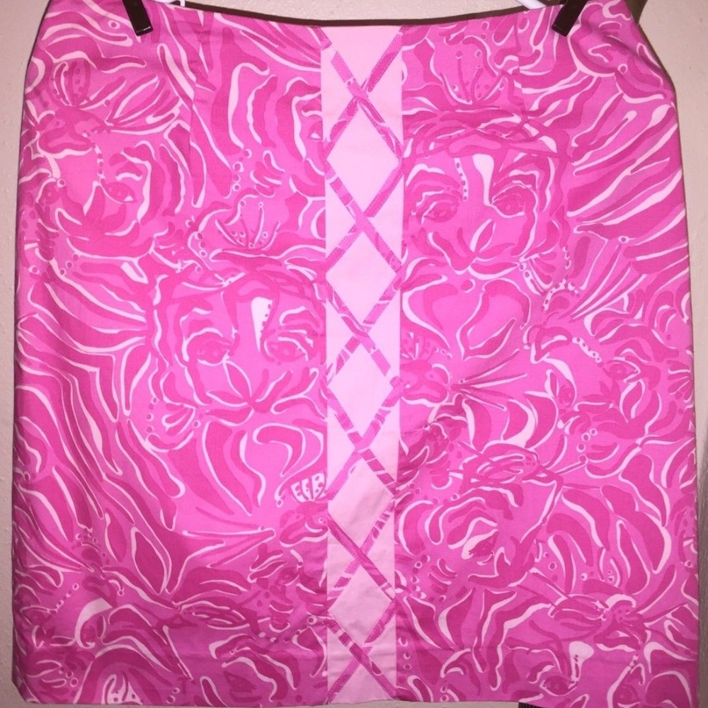 NWT Lilly Pulitzer Simple Lattice Skirt Sz 4